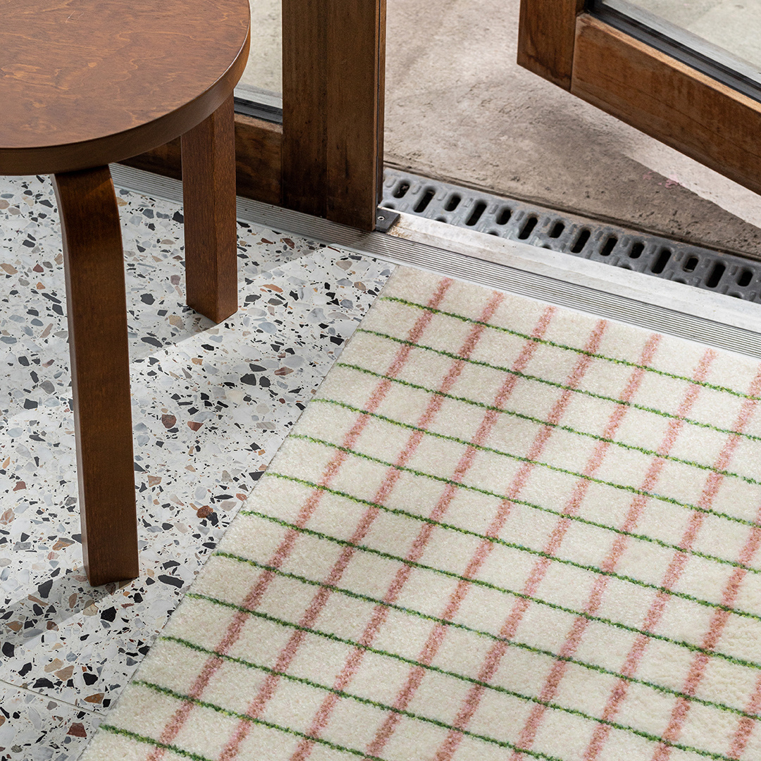 Heymat Grid Doormat - Lime Candycane