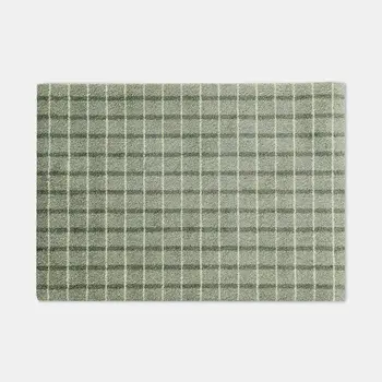 Heymat Grid Doormat - Matcha Lemon