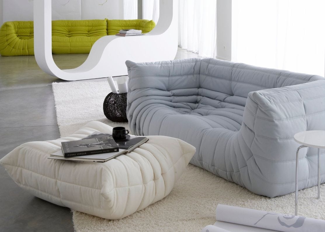 Ligne Roset Togo 2-zitsbank met armleuning - Coda