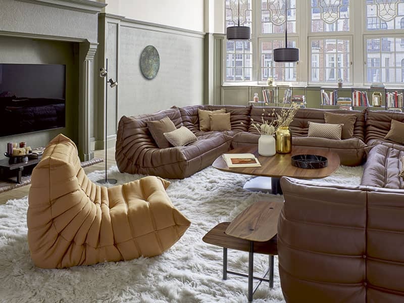 Ligne Roset Togo 2-zitsbank met armleuning - Coda