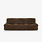 Ligne Roset Kashima Large 3-zit - Alcantara Chesnut