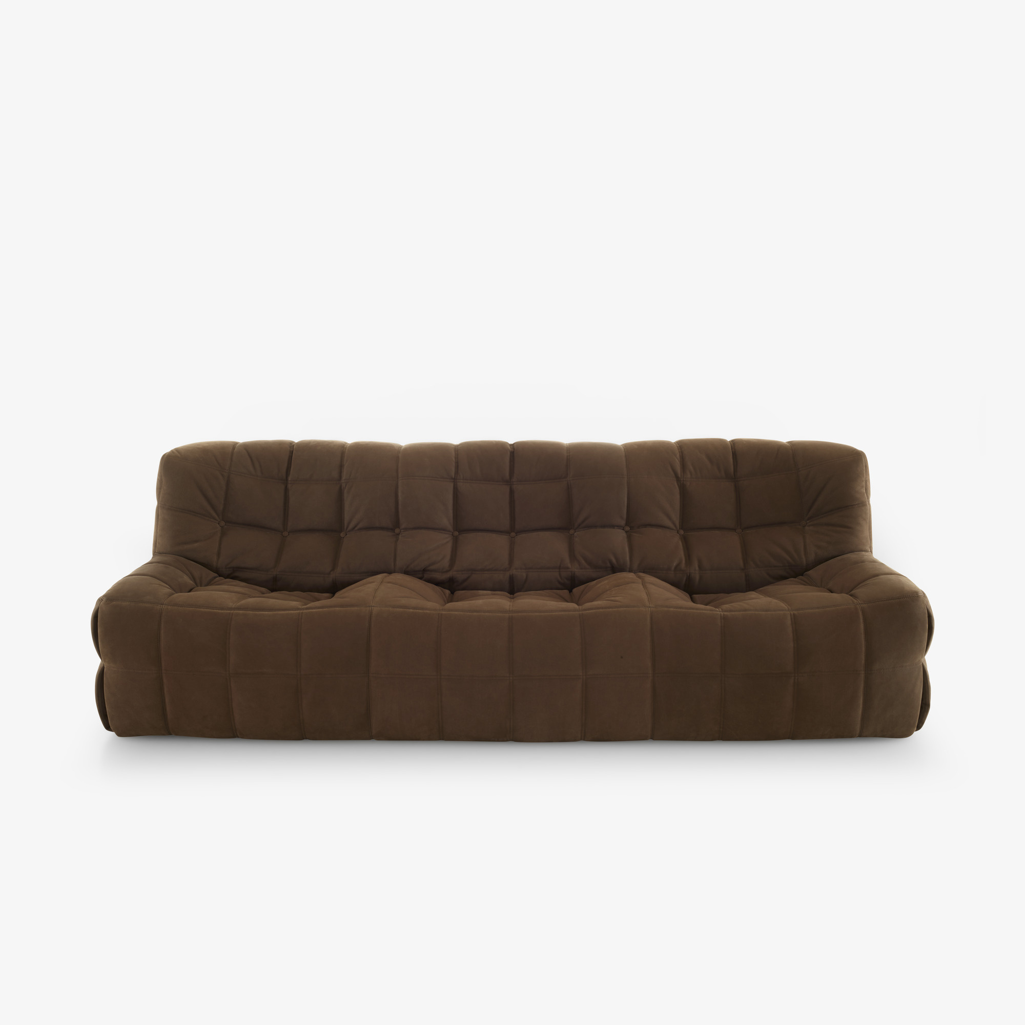 Ligne Roset Kashima Large 3-zit - Alcantara Chesnut