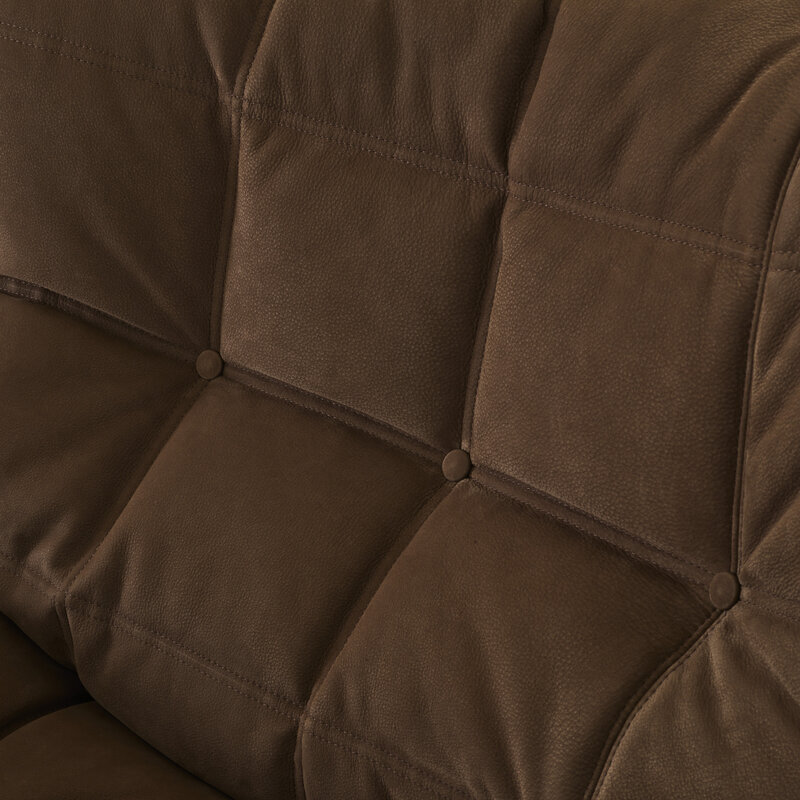 Ligne Roset Kashima Large 3-zit - Alcantara Chesnut