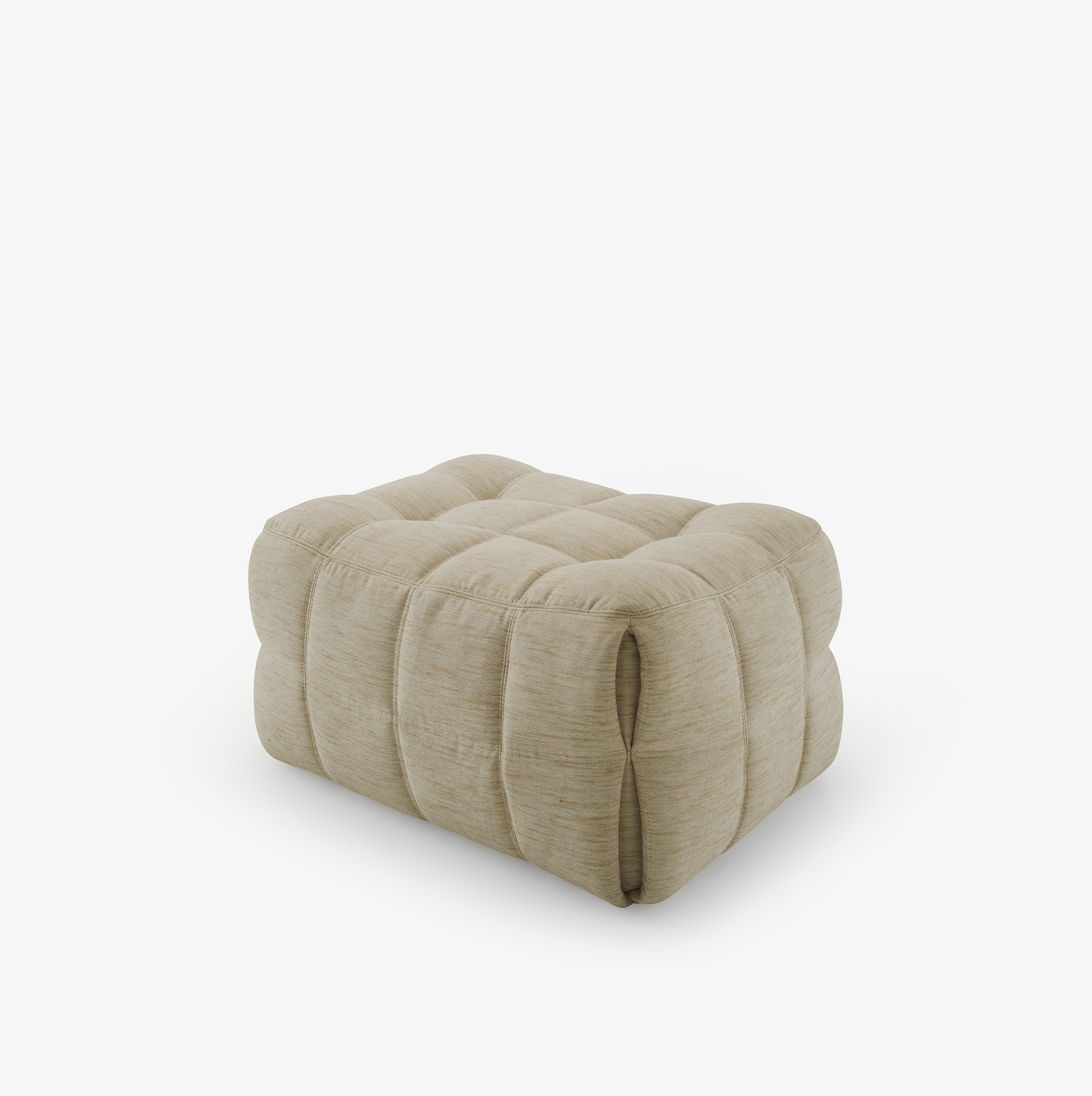 Ligne Roset Kashima Small footstool - Kerala Ficelle