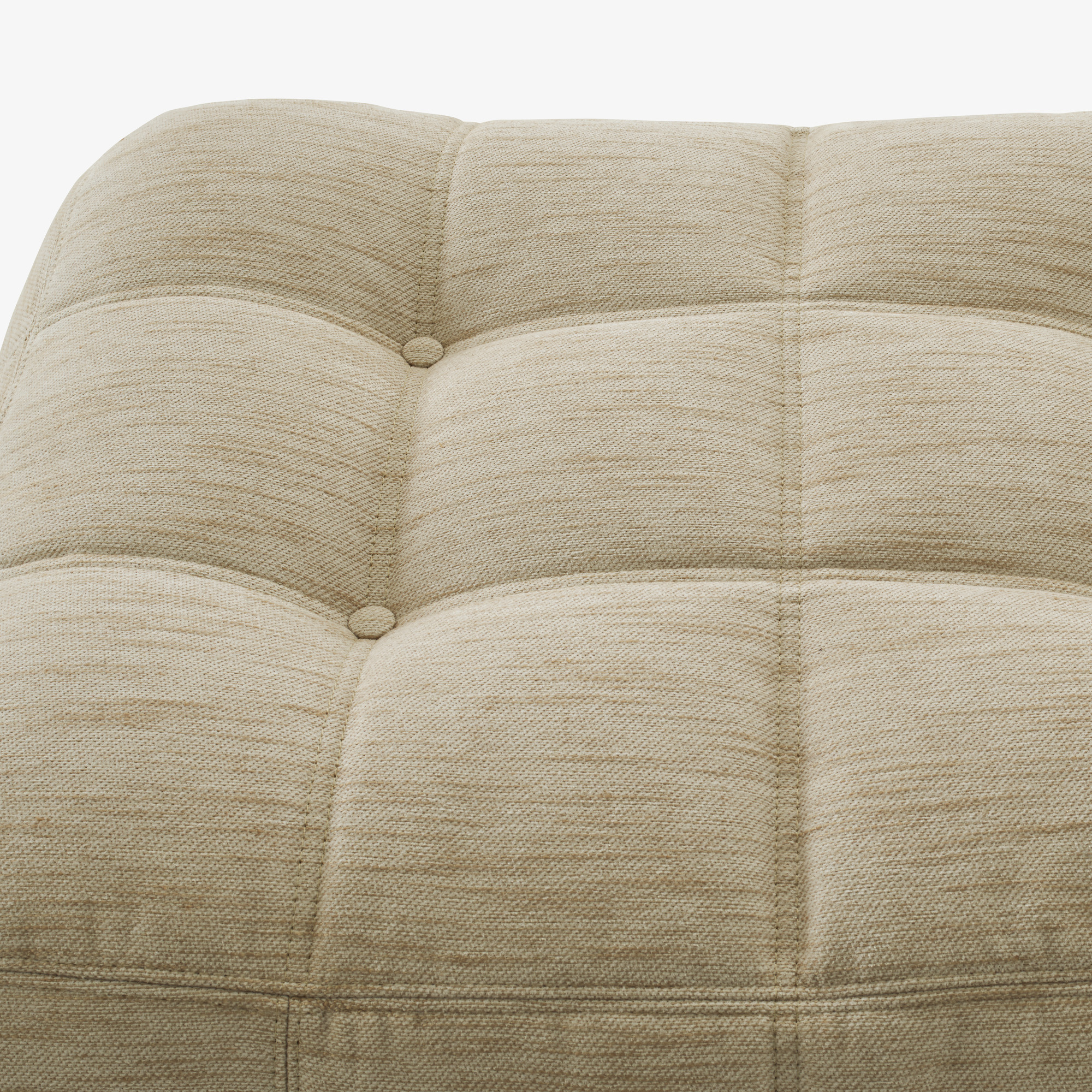 Ligne Roset Kashima Small footstool - Kerala Ficelle
