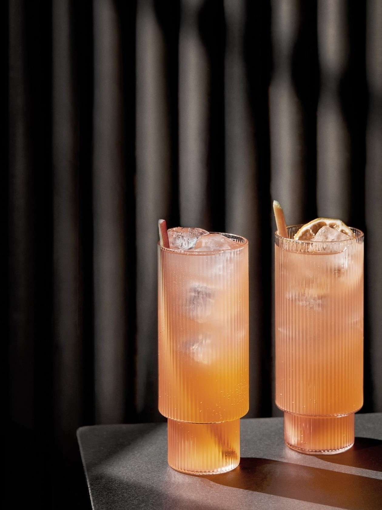 Ferm Living Ripple Long Drink Glasses - set of 4