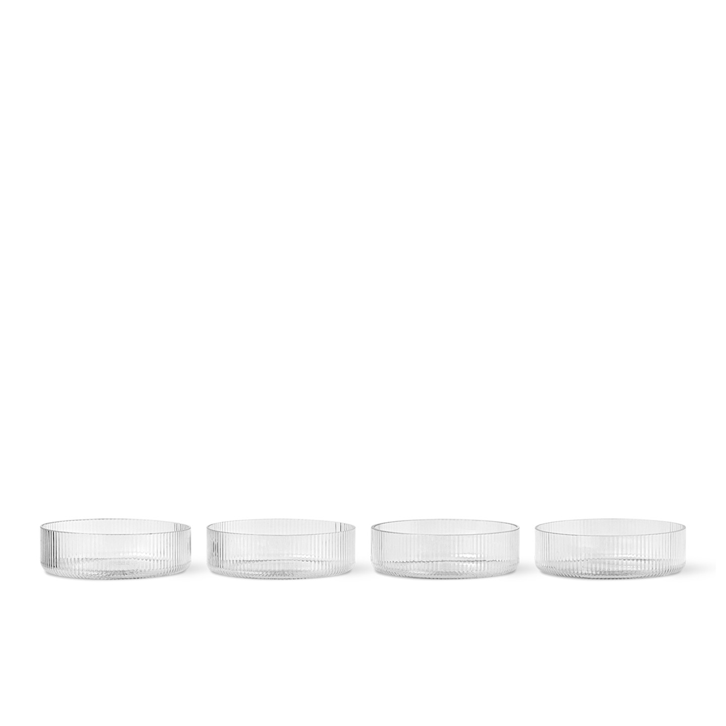 Ferm Living Ripple Serving Bowls - Set of 4