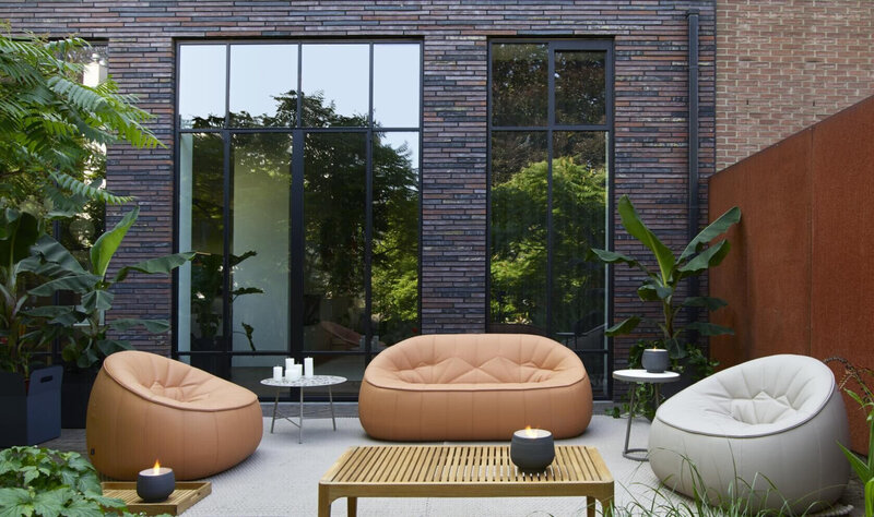 Ligne Roset Ottoman Fauteuil Outdoor (Complete Item) - Gayac Pierre