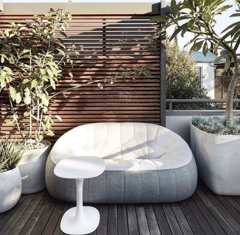 Ligne Roset Ottoman Fauteuil Outdoor (Complete Item) - Gayac Pierre