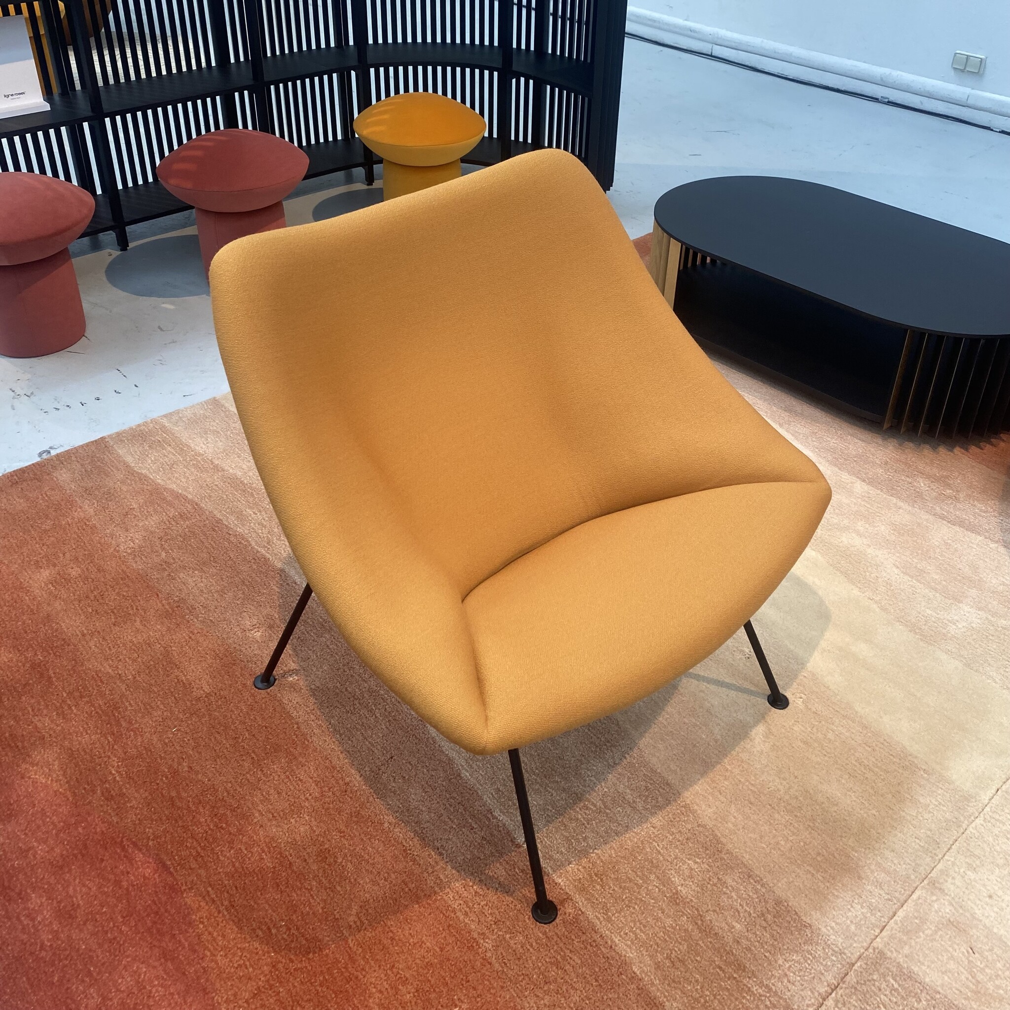 Ligne Roset Oyster cm 137 Large armchair - Vidar Moutarde