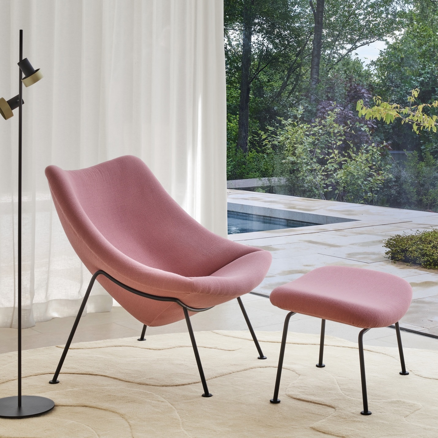 Ligne Roset Oyster cm 137 Large armchair - Vidar Moutarde