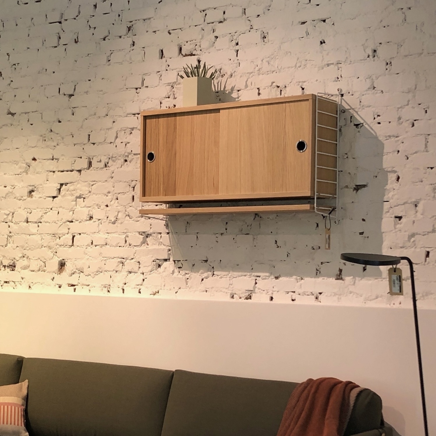 String Furniture Configuratie hangkast - Oak/White Panels - SHOWROOM MODEL
