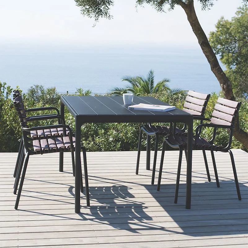 HOUE FOUR Table 270 cm - Black Aluminum