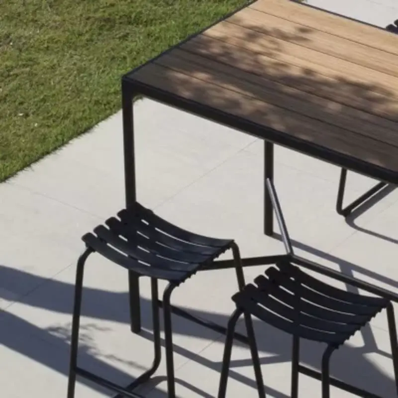 Houe FOUR Bar Table 90 cm - Table Top in Bamboo Black Frame