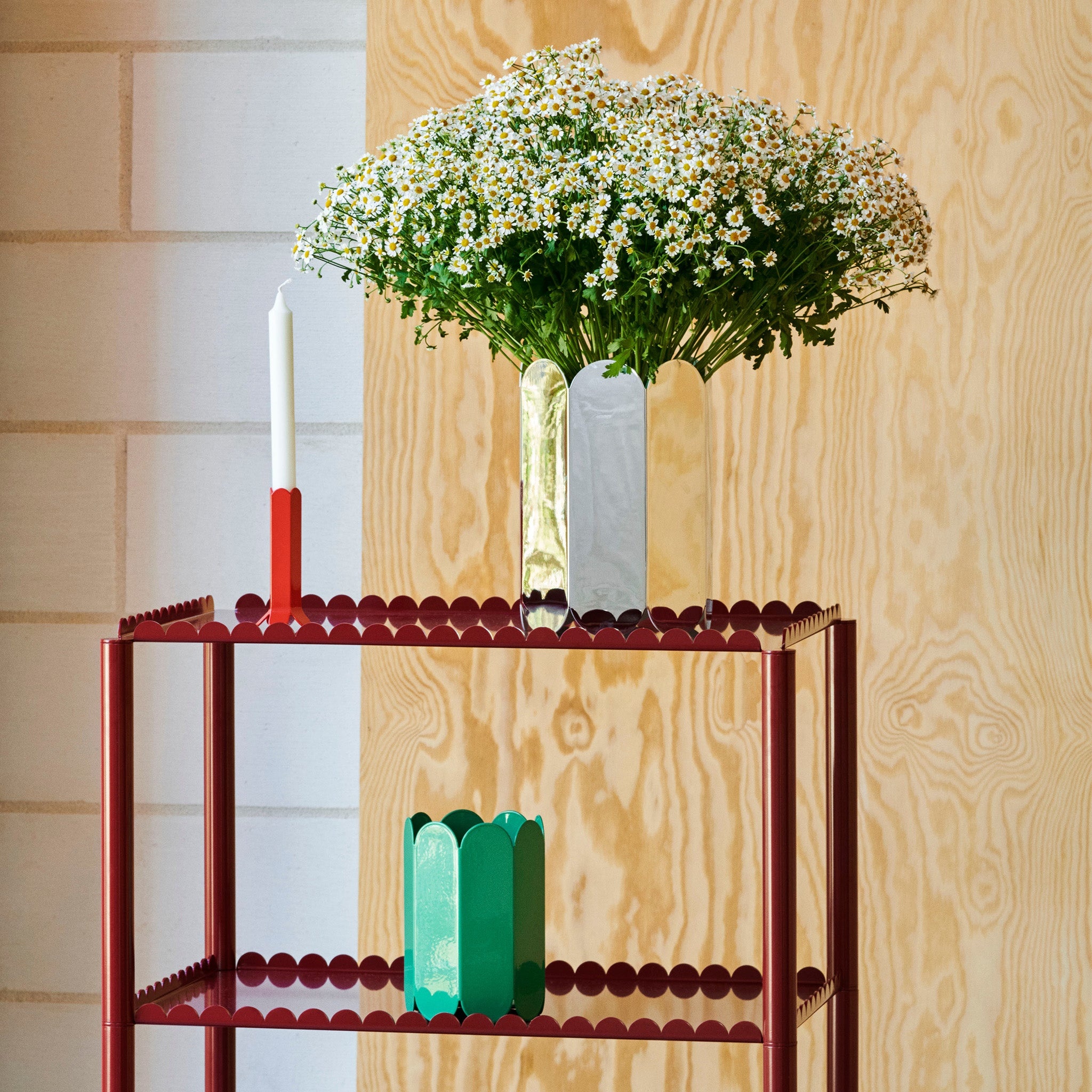 HAY Arcs Vase Small - Green