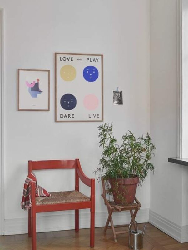 PAPER COLLECTIVE Four Feelings - 30x40 Art print