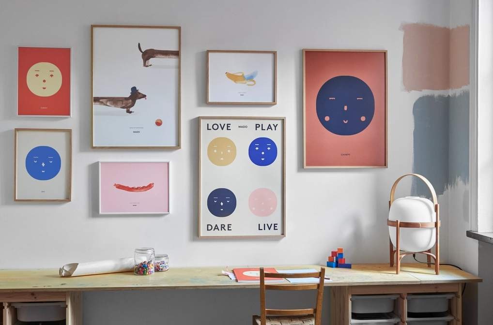 PAPER COLLECTIVE Four Feelings - 30x40 Art print