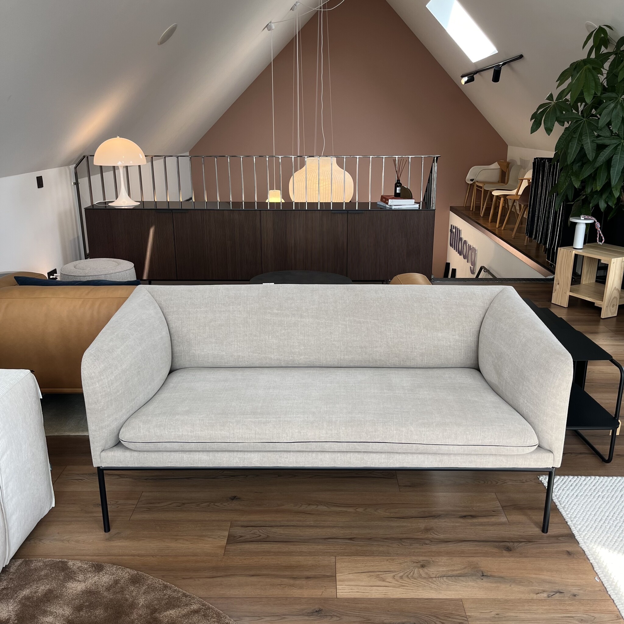 Ferm Living Turn Sofa 2-Seater - Cotton Linen - Natural