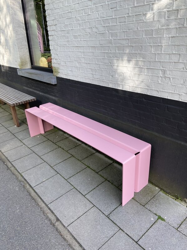 WÜNDER The Bench - Customized - RAL3015 Light Pink - SHOWROOM MODEL