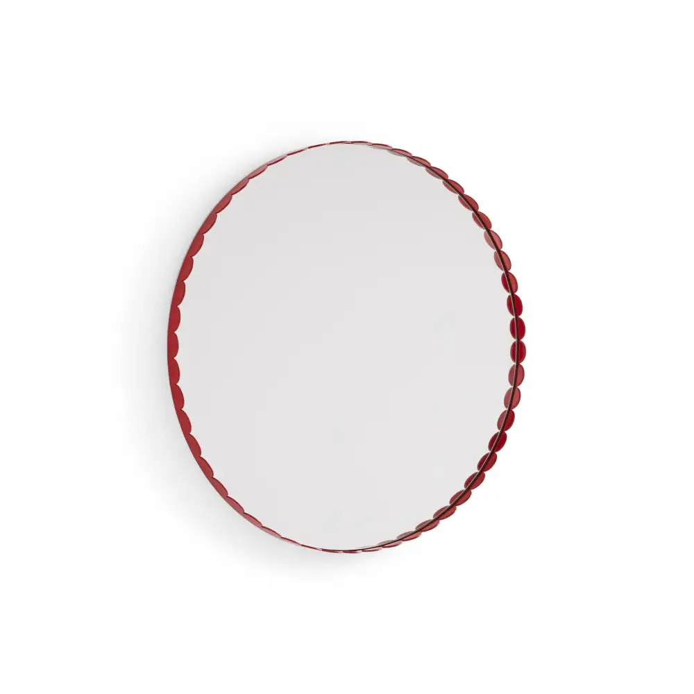 HAY Arcs Mirror Round - Red