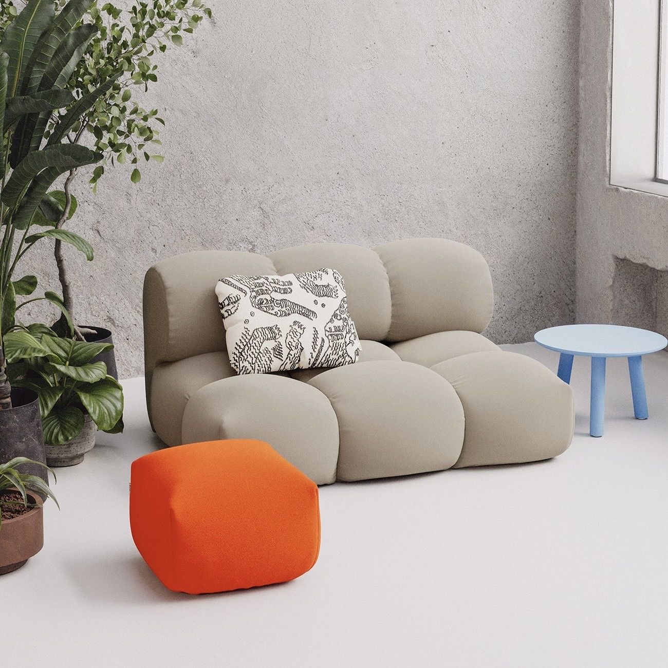 OBJEKTE UNSERER TAGE Sander Sofa Pouf Mini