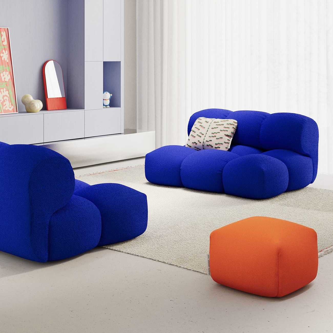 OBJEKTE UNSERER TAGE Sander Sofa Pouf Mini