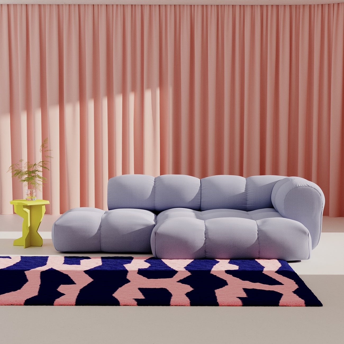 OBJEKTE UNSERER TAGE Sander Sofa Design 06 Max Left - Steelcut 0562 Sienna Red