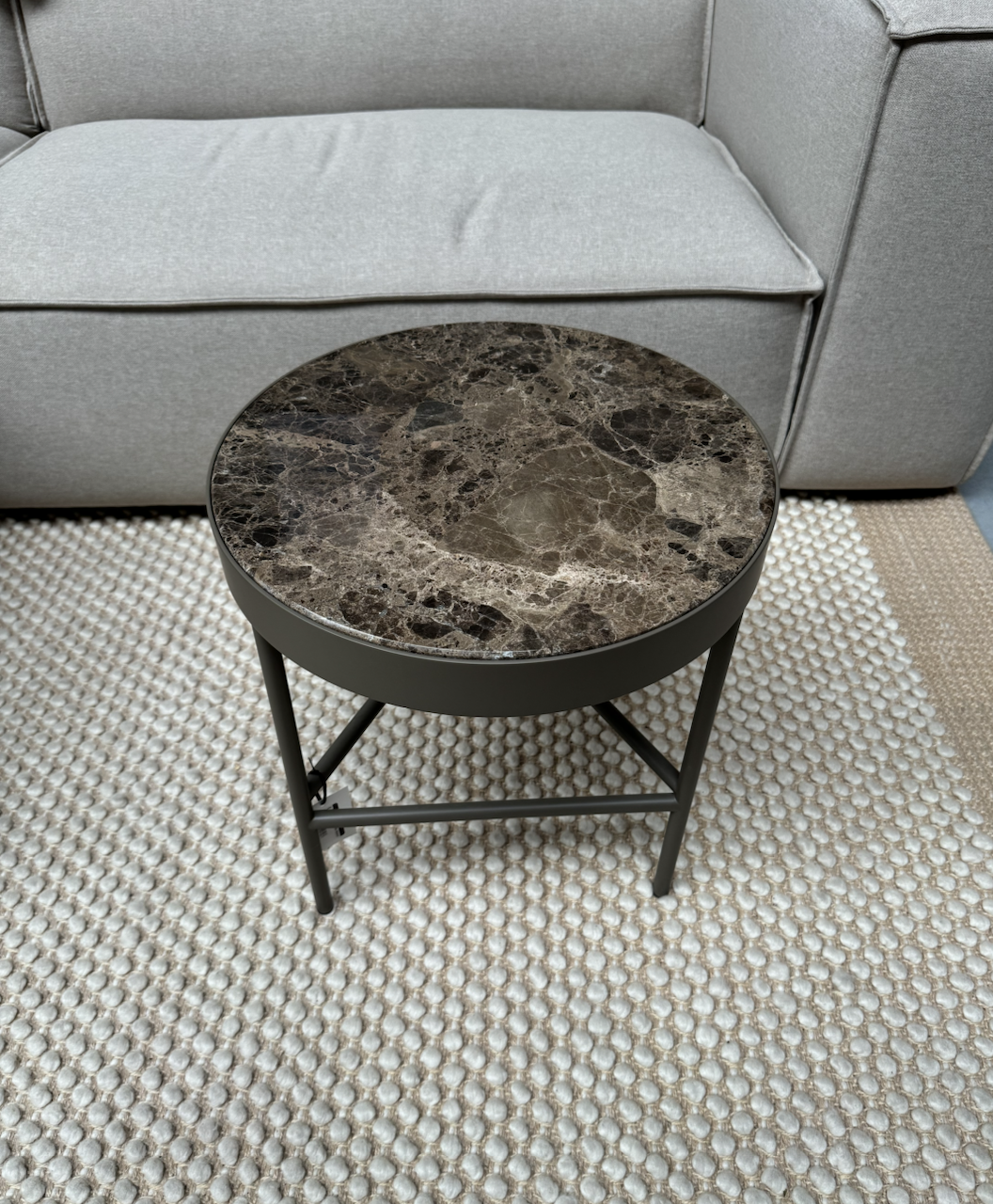 Ferm Living Marble Table Medium Brown - SHOWROOM MODEL