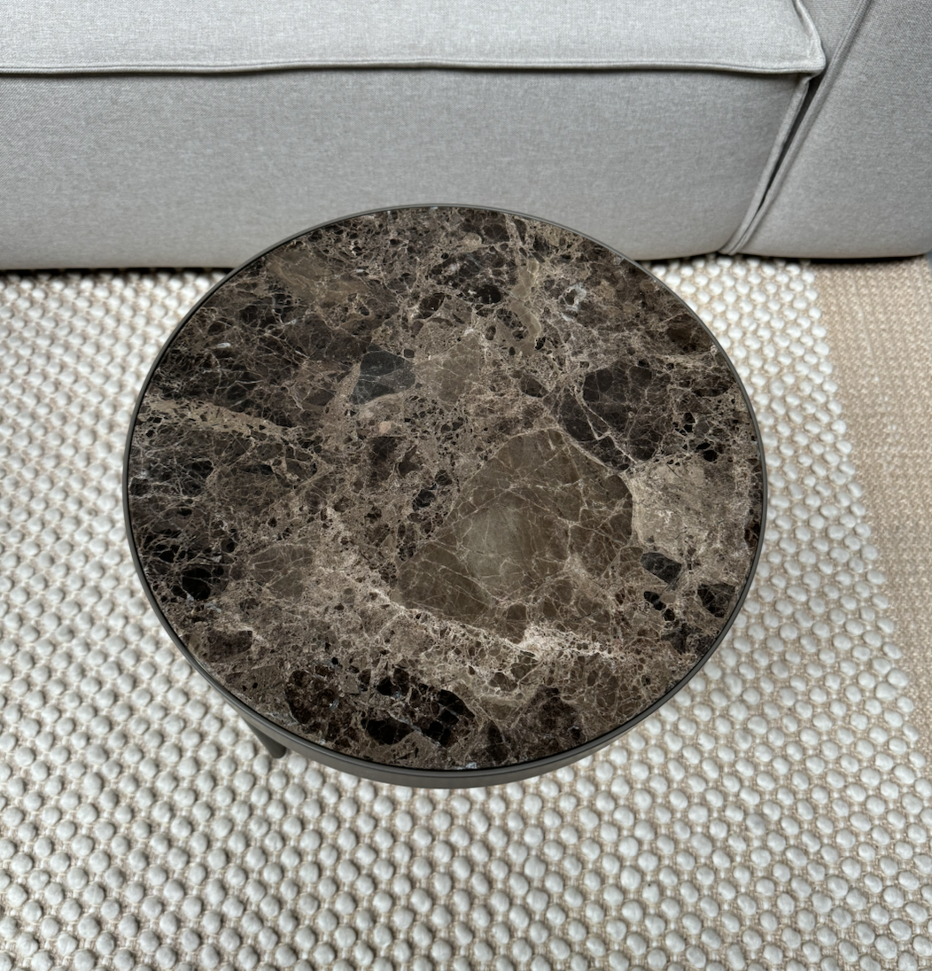 Ferm Living Marble Table Medium Brown - SHOWROOM MODEL