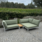 Houe Level 2 Loungeset - Leaf /Muted White Powder Coated Aluminium - SHOWROOM MODEL