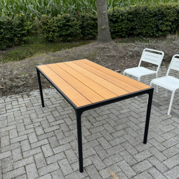 Houe FOUR Table 160 cm - Table Top in Bamboo Black Frame - 1 AVAILABLE AT THIS PRICE