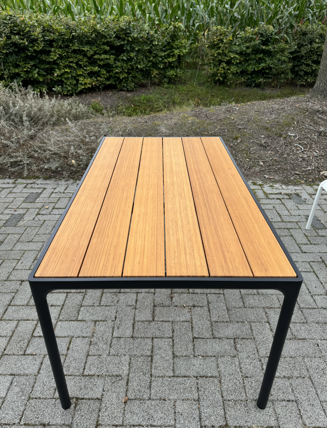 Houe FOUR Table 160 cm - Table Top in Bamboo Black Frame - 1 AVAILABLE AT THIS PRICE