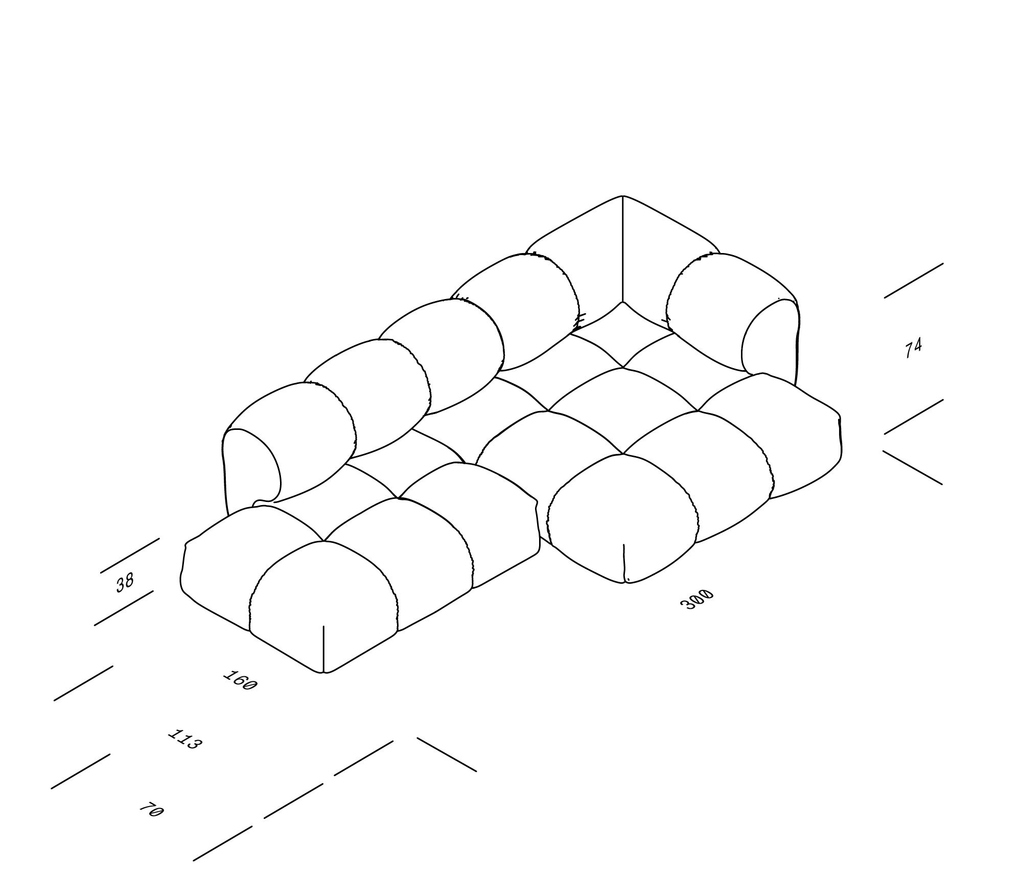 OBJEKTE UNSERER TAGE Sander Sofa Design 06 Max - Hug Me 032