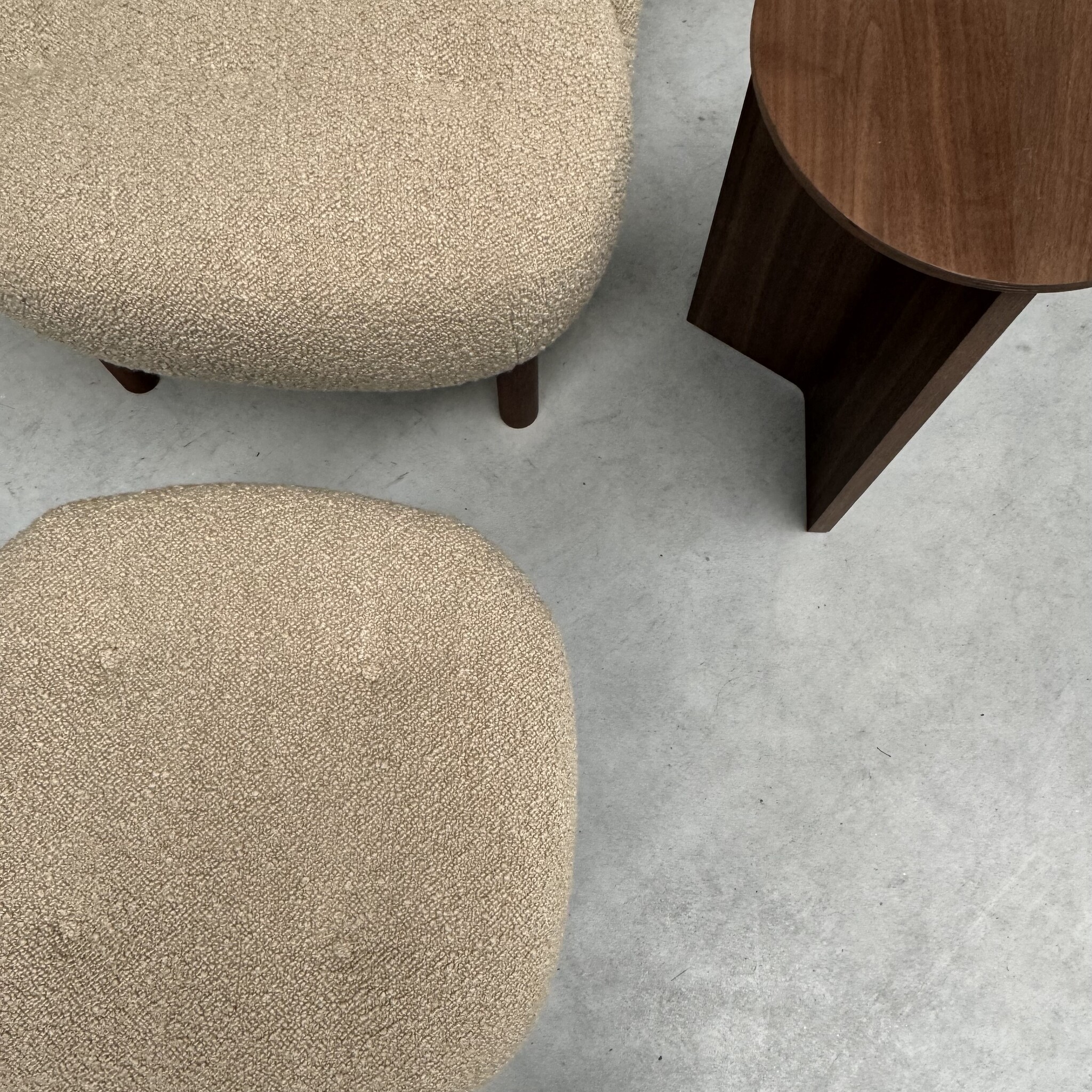 &Tradition Little Petra Loungeset - Karakorum 003/Walnut - SHOWROOM MODEL