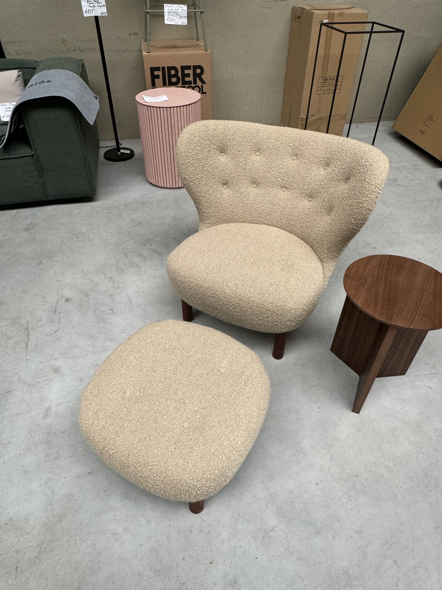 &Tradition Little Petra Loungeset - Karakorum 003/Walnut - SHOWROOM MODEL