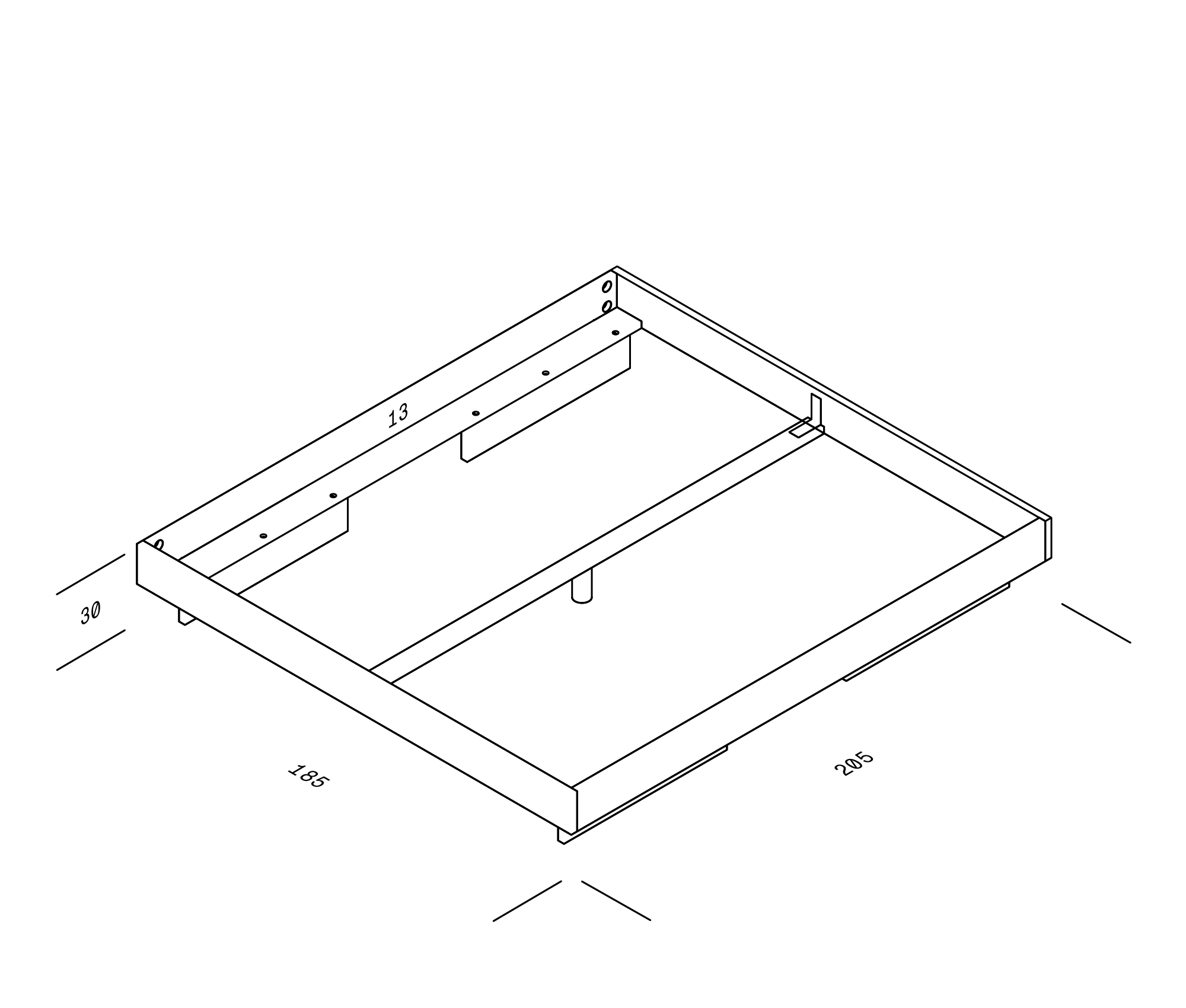 OBJEKTE UNSERER TAGE Zians Bed 180 cm