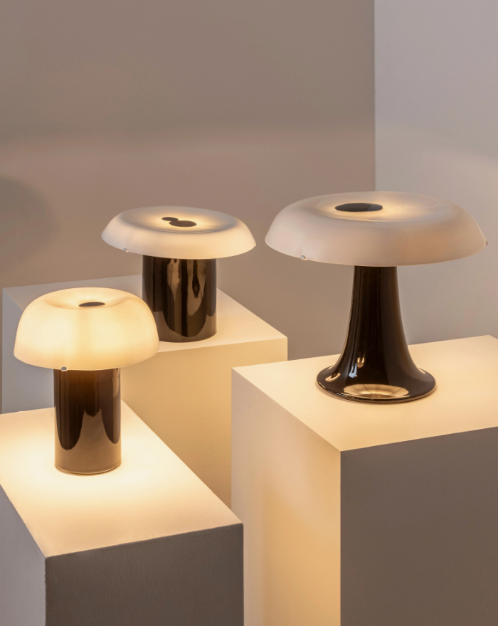 Serax Table Lamp black/white Celine n°3 Terres de Rêves