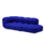 OBJEKTE UNSERER TAGE Sander Sofa Design 05 Left - Berlin 641 Cobalt Blue