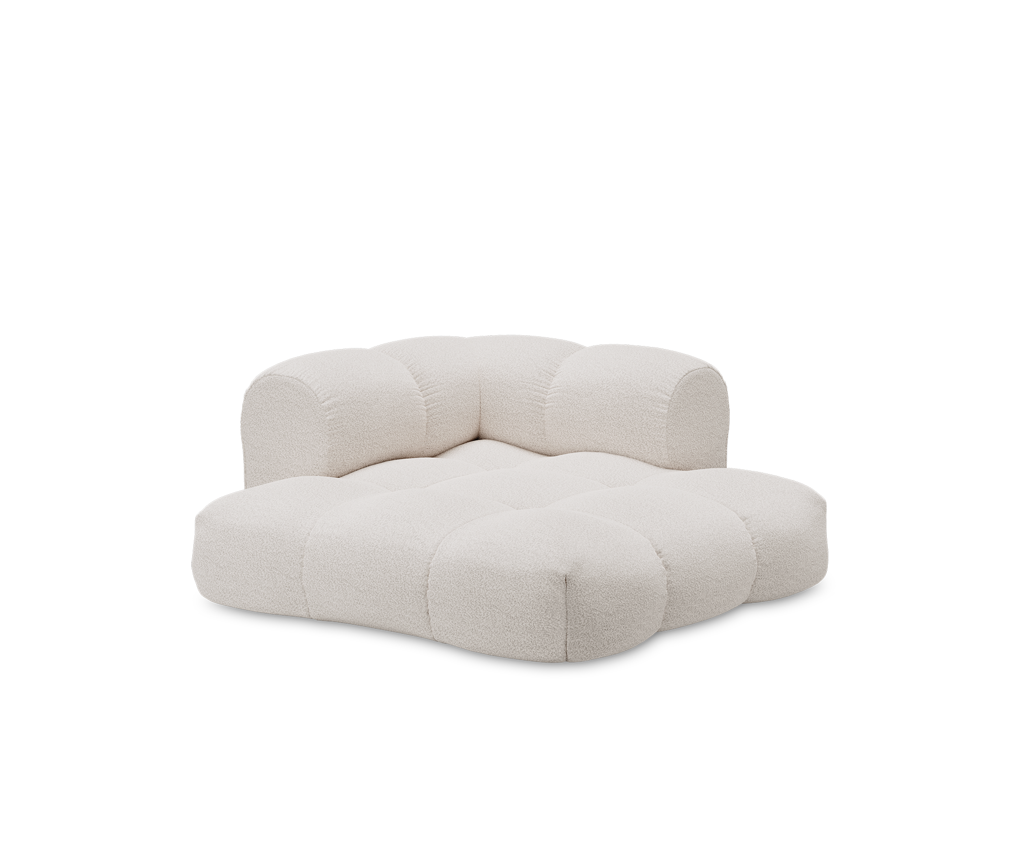 OBJEKTE UNSERER TAGE Sander Sofa Design 01 - Berlin 121 Ivory