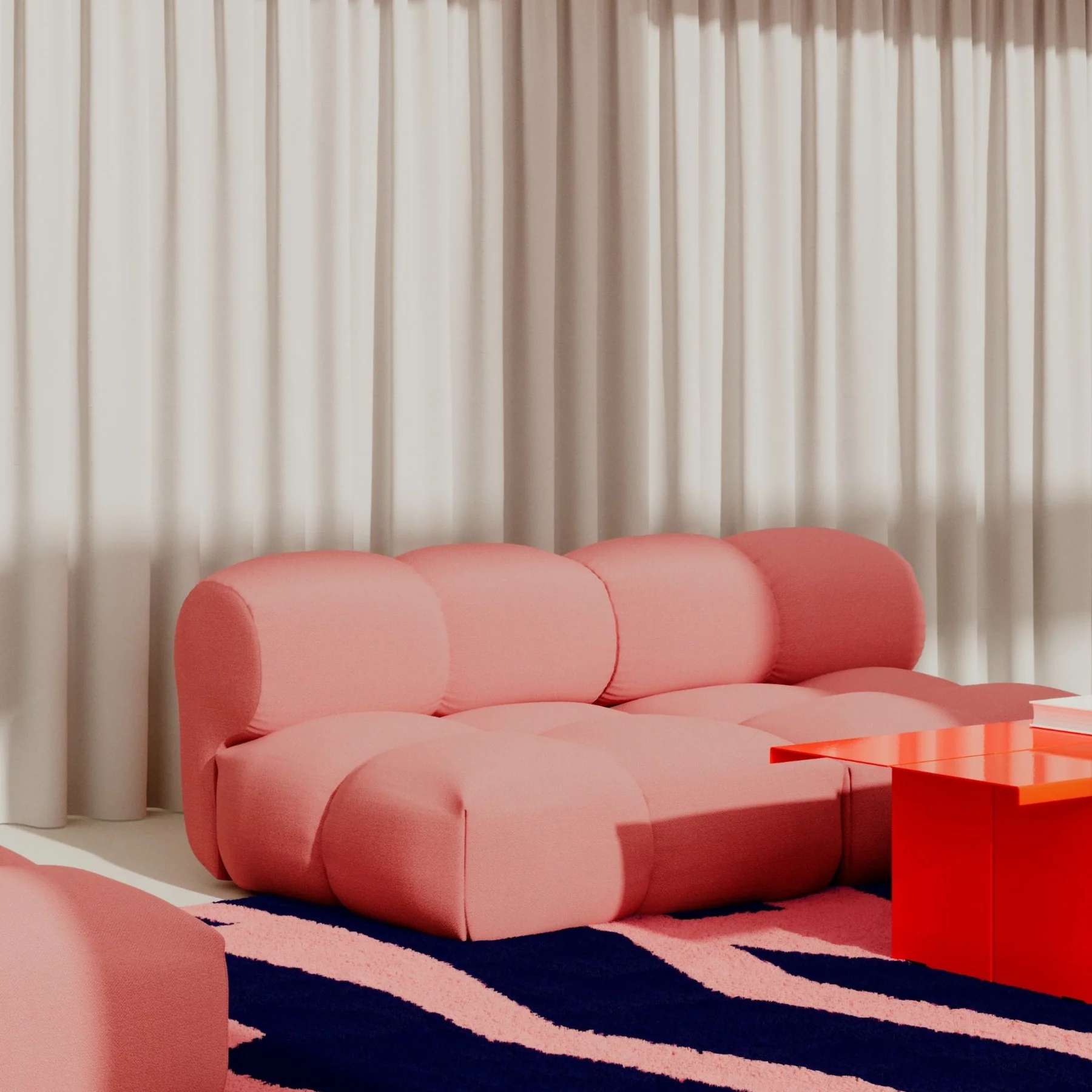 OBJEKTE UNSERER TAGE Sander Sofa Design 01 - Berlin 121 Ivory