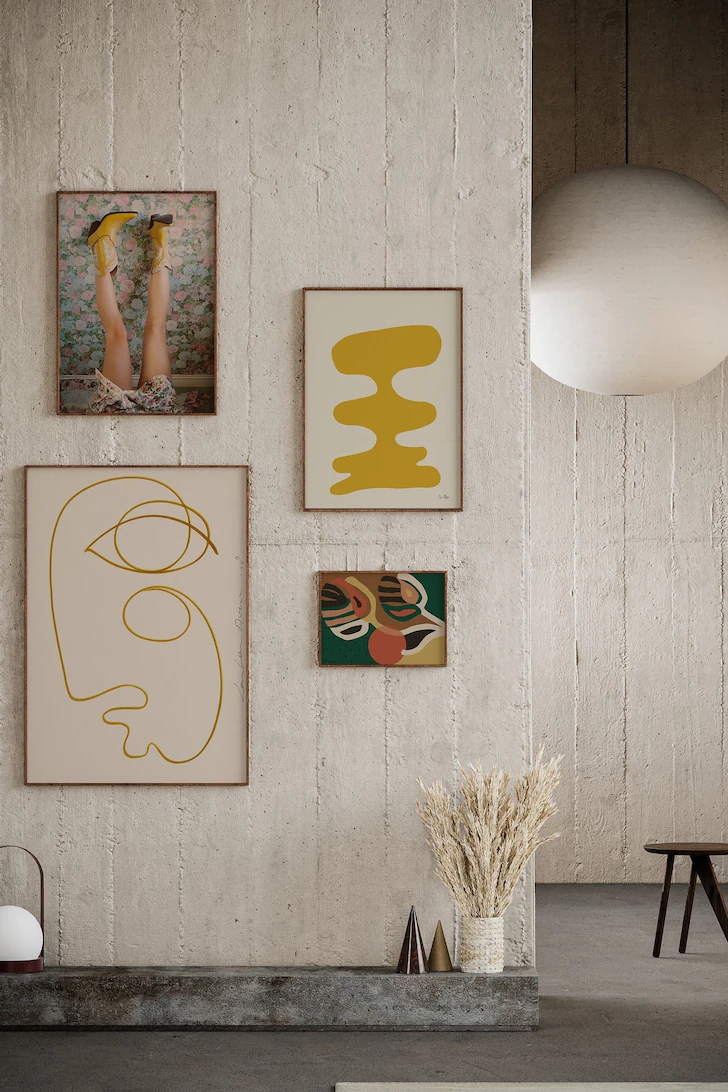 PAPER COLLECTIVE Frame, Natural Oak (acrylic glass)