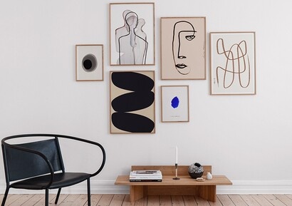 PAPER COLLECTIVE Frame, Natural Oak (acrylic glass)