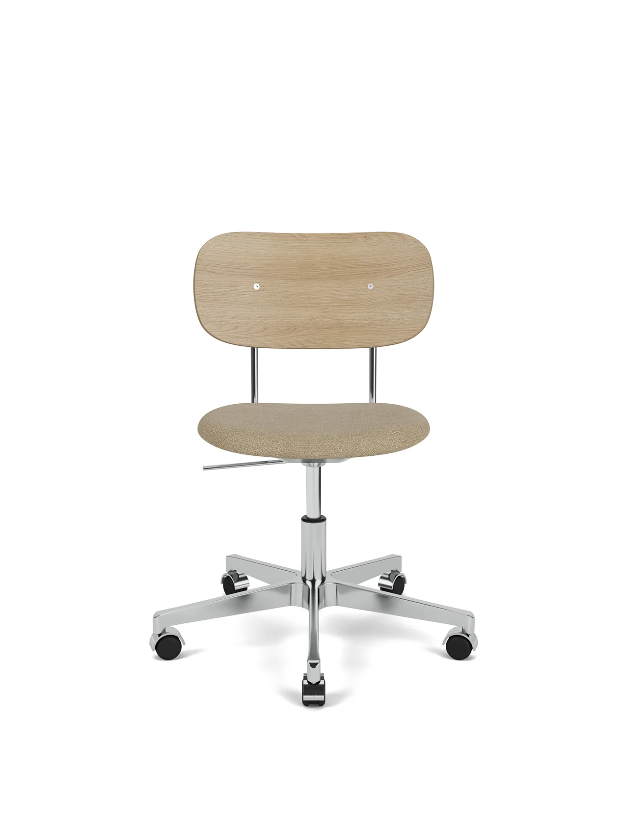 Audo Copenhagen Co Task Chair, Seat Upholstered, Aluminium base