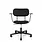Audo Copenhagen Co Task Chair, Fully Upholstered, w/armrest, Black base