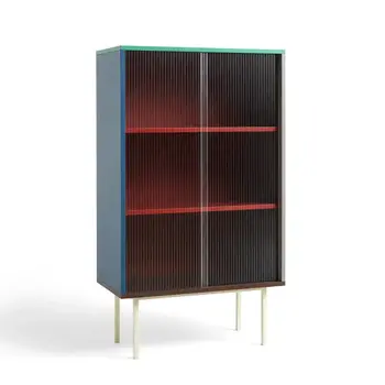 HAY Colour Cabinet Tall met glazen deuren