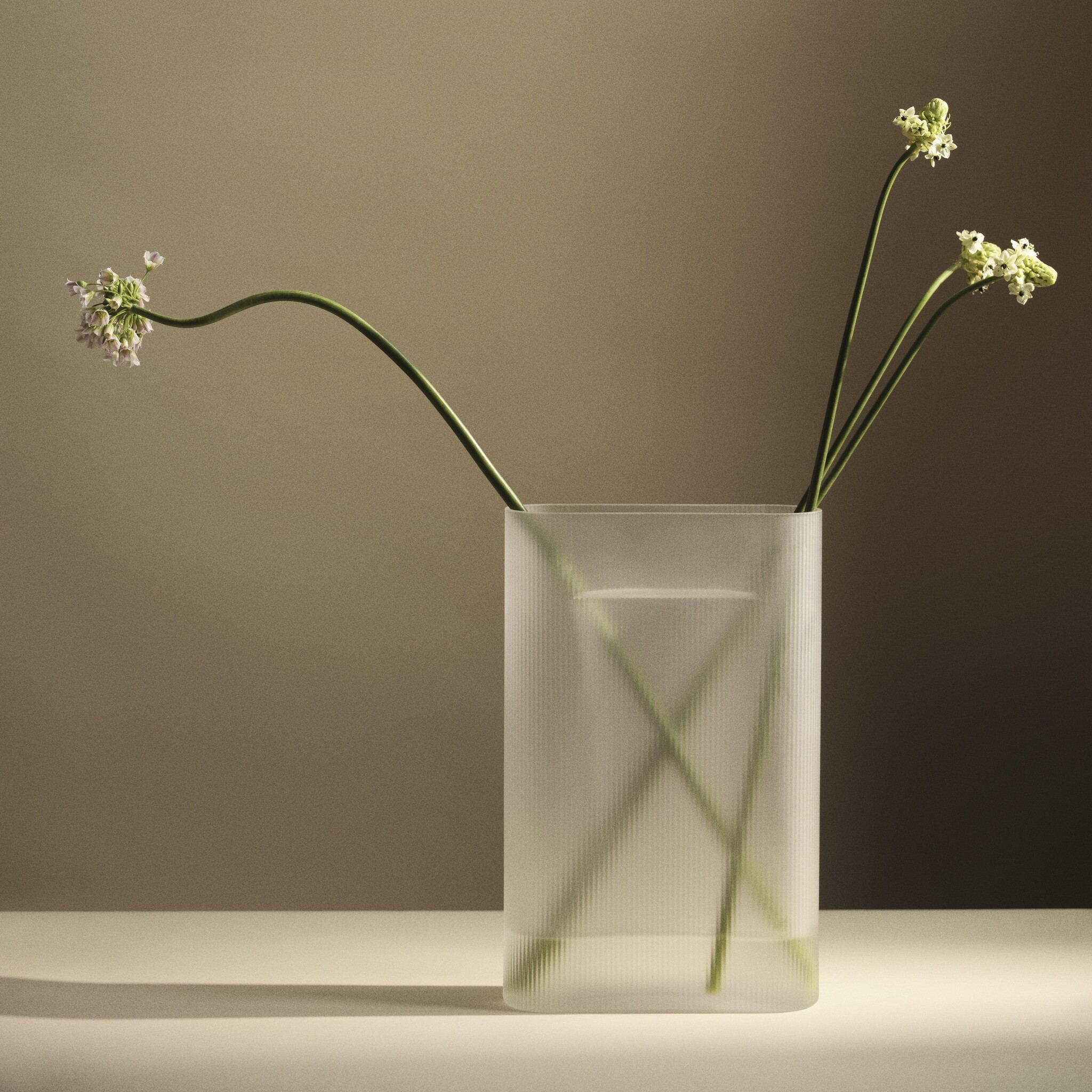 Muuto Ridge Vase - H16,5 Frosted