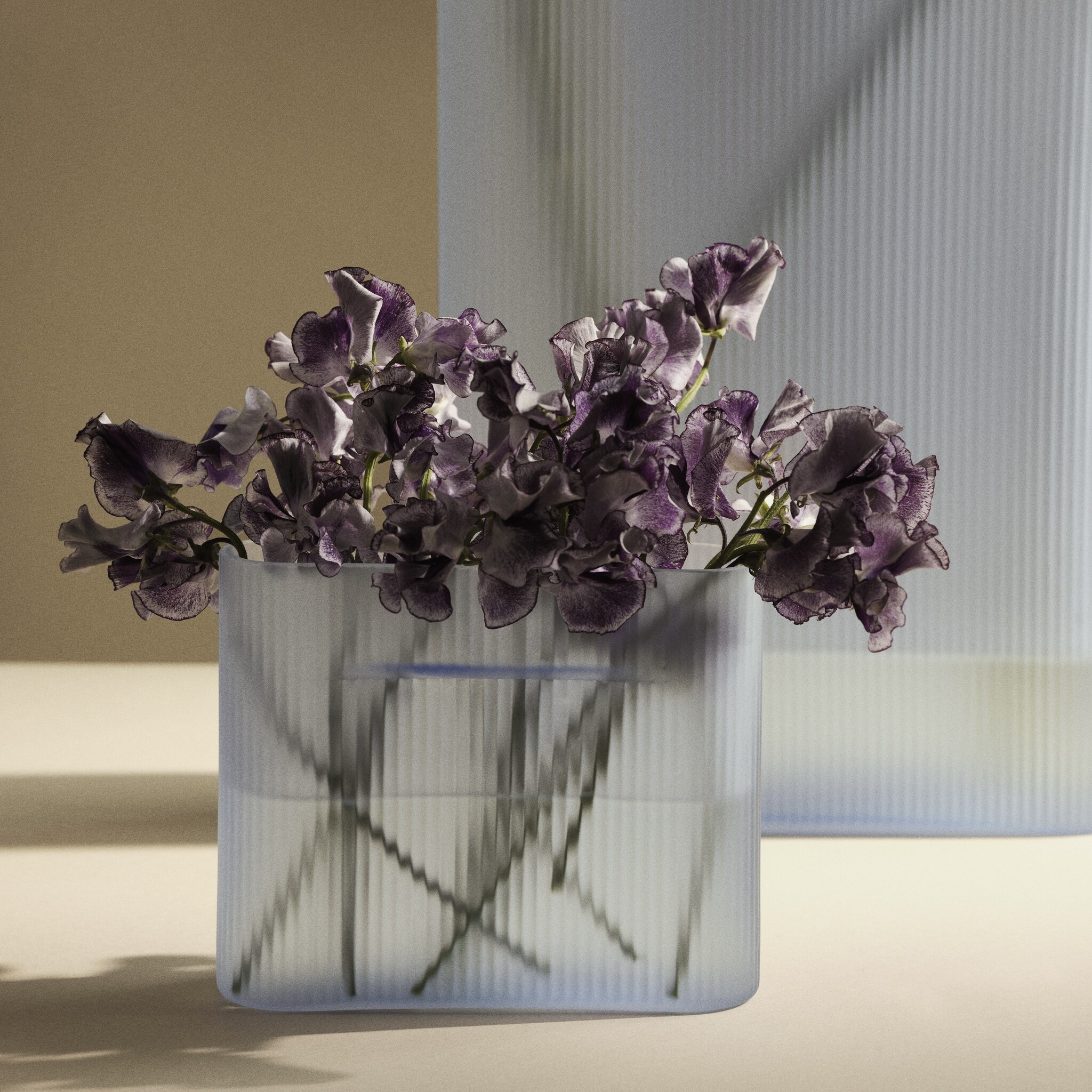 Muuto Ridge Vase - H16,5 Frosted