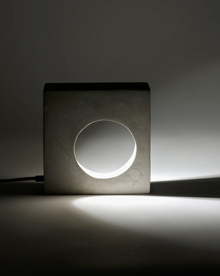 Serax Table Lamp Flastaire Concrete