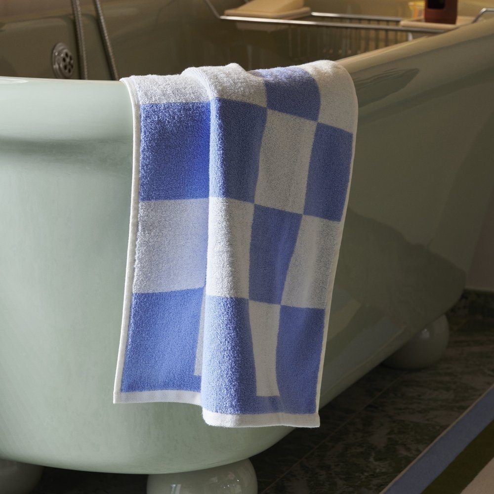 HAY Check Bath Mat (organic) 50 x 90 cm - Matcha