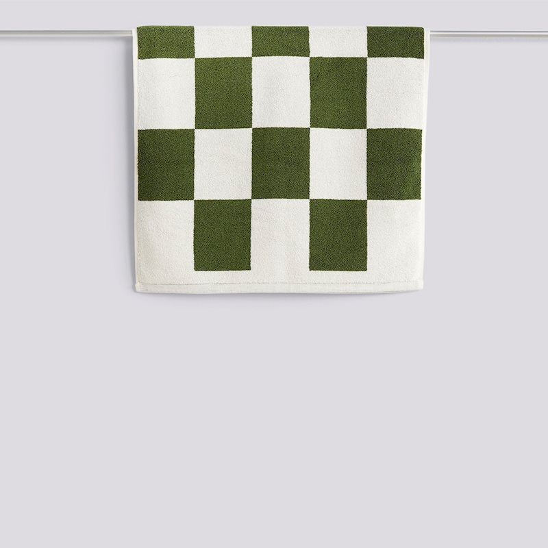 HAY Check Bath Mat (organic) 50 x 90 cm - Matcha